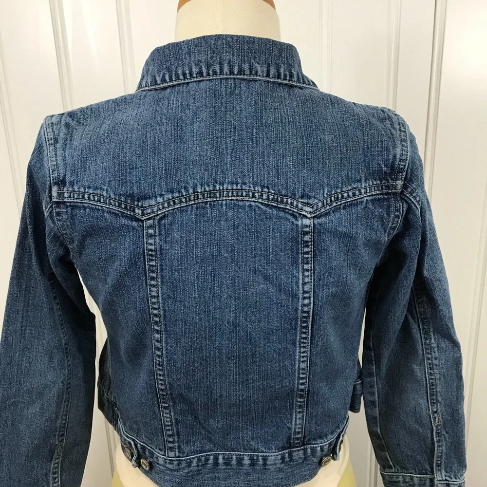 Gap kids jean jacket size L 10